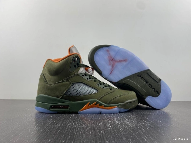 5 DD0587-308 Air Jordan Olive 0712